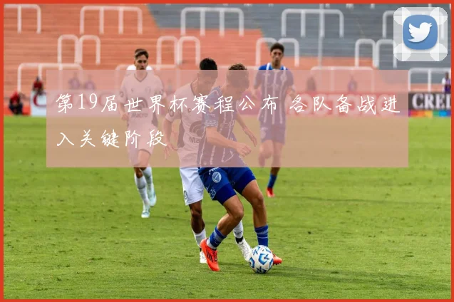 第19届世界杯赛程公布 各队备战进入关键阶段