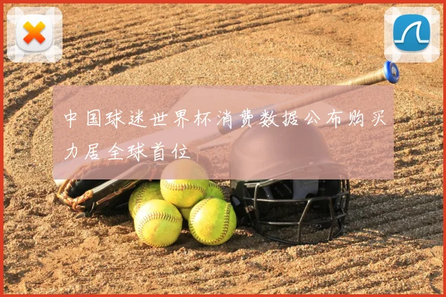 中国球迷世界杯消费数据公布购买力居全球首位
